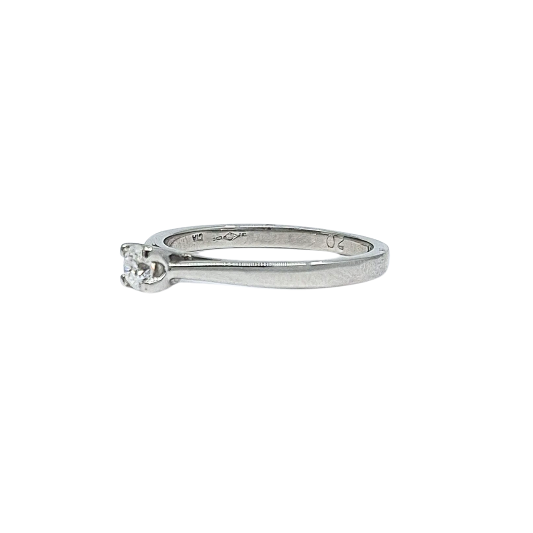 Platinum Forever Diamond Solitaire Ring 0.20ct