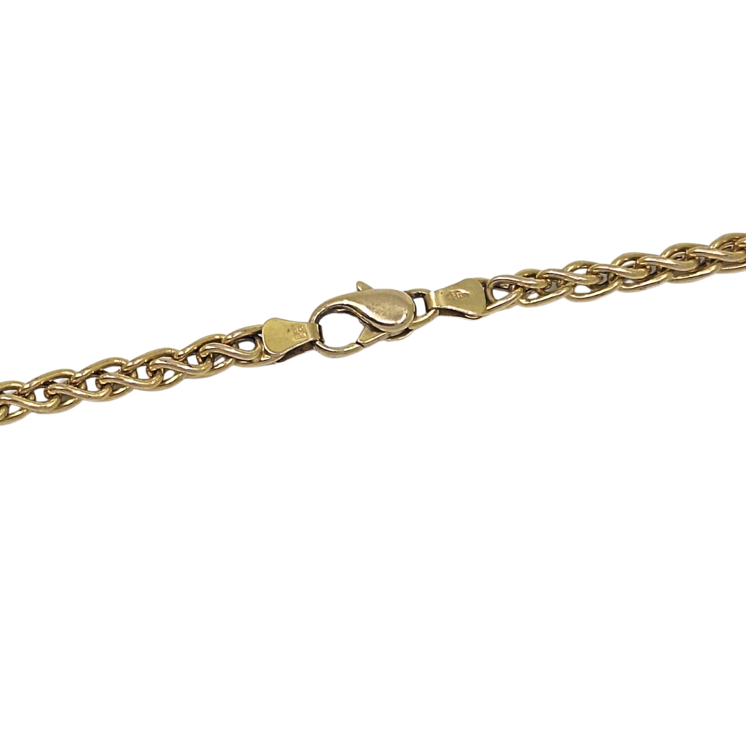 9ct Yellow Gold Franco Chain 20"