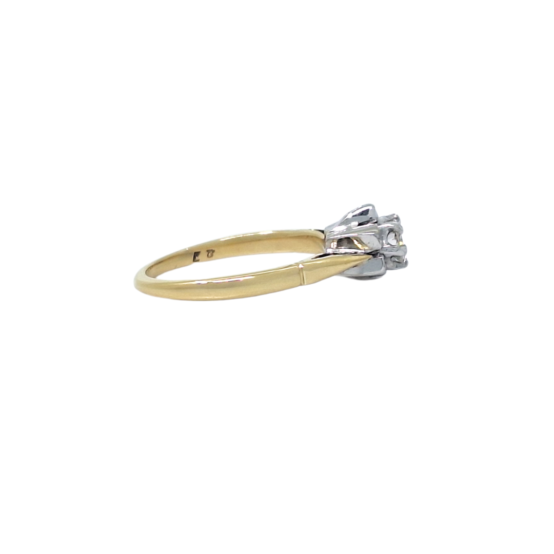 18ct Yellow Gold Diamond Solitaire Ring 0.27ct