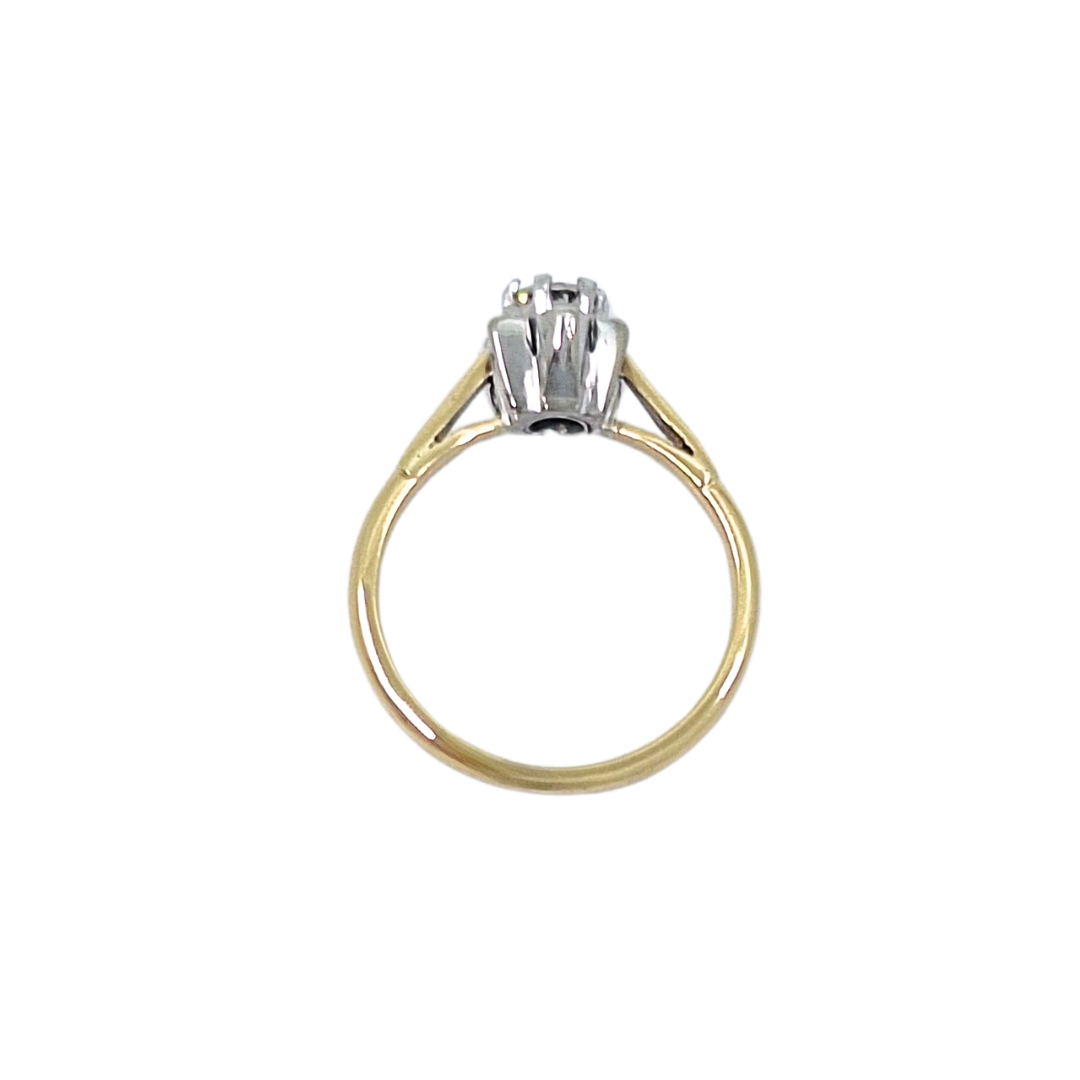 18ct Yellow Gold Diamond Solitaire Ring 0.27ct