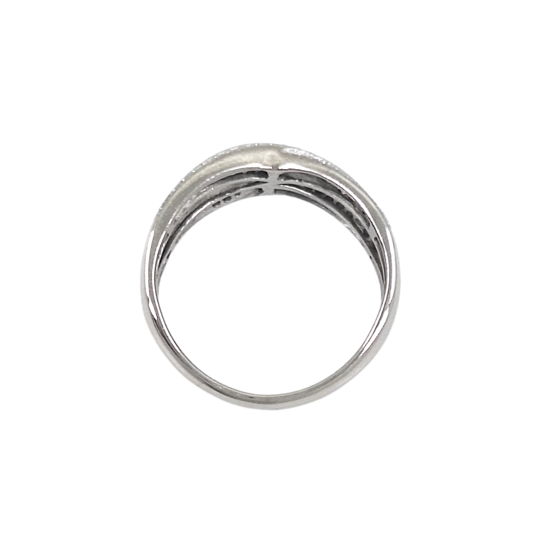 18ct White Gold Diamond Fancy Band Ring 0.50ct