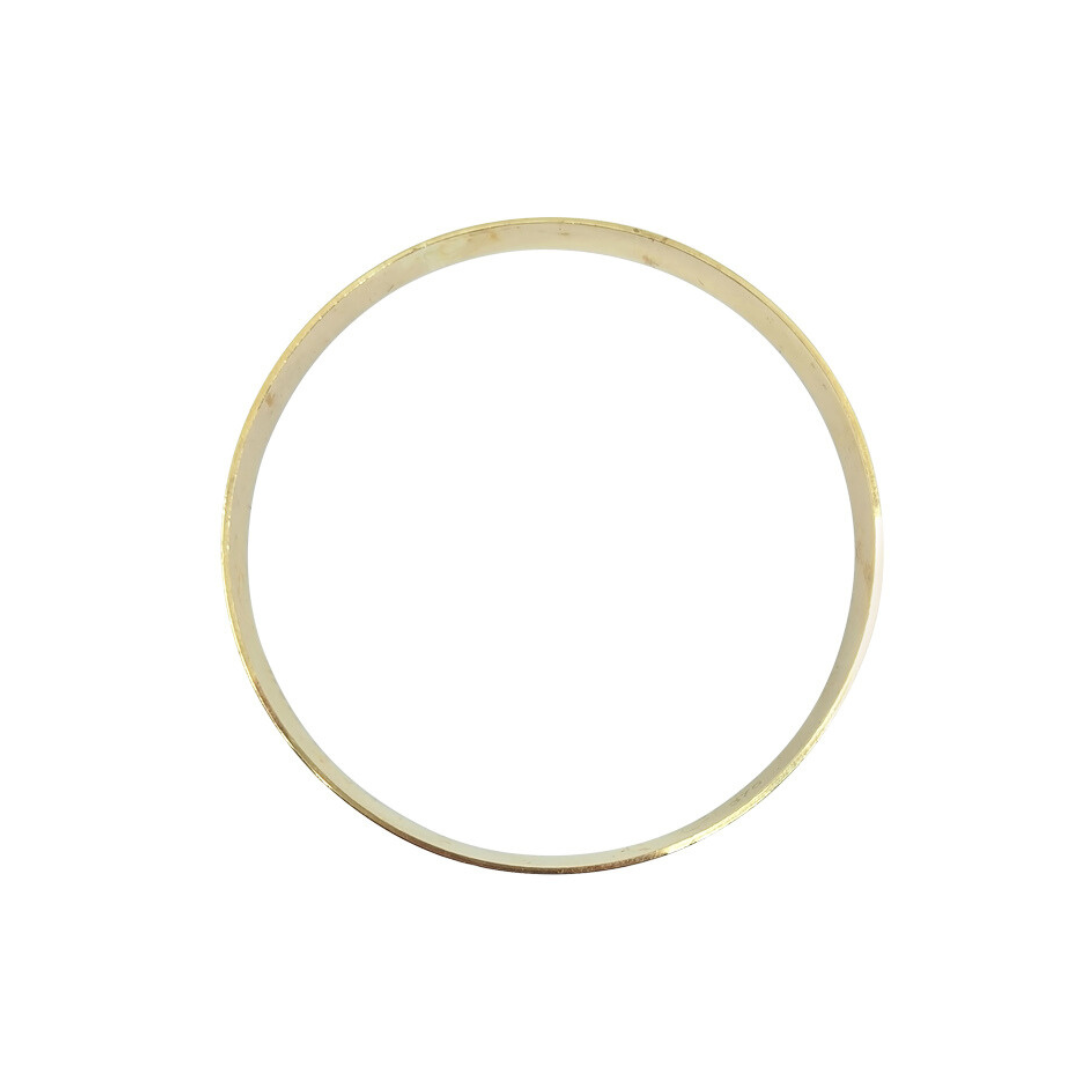 9ct Yellow Gold Patterned Slave Bangle