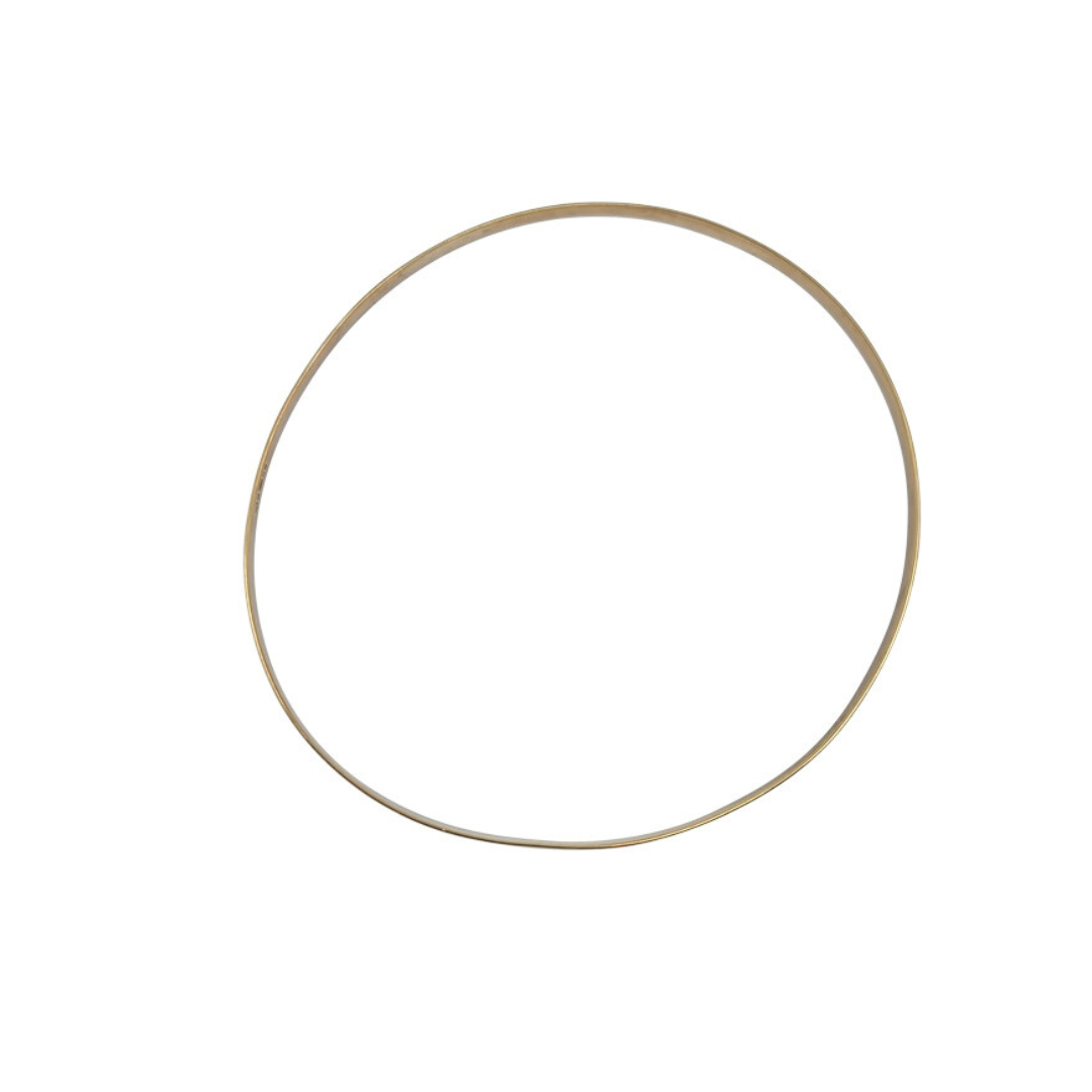9ct Yellow Gold Patterned Slave Bangle