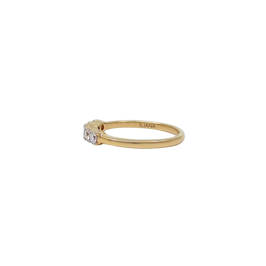 18ct Yellow Gold Five Stone Diamond Ring