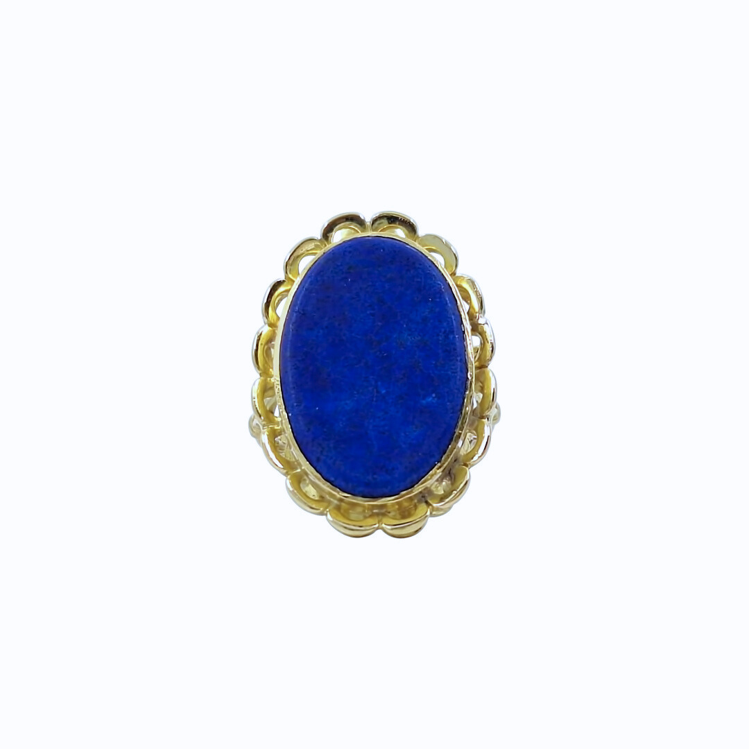 9ct Yellow Gold Lapis Ring