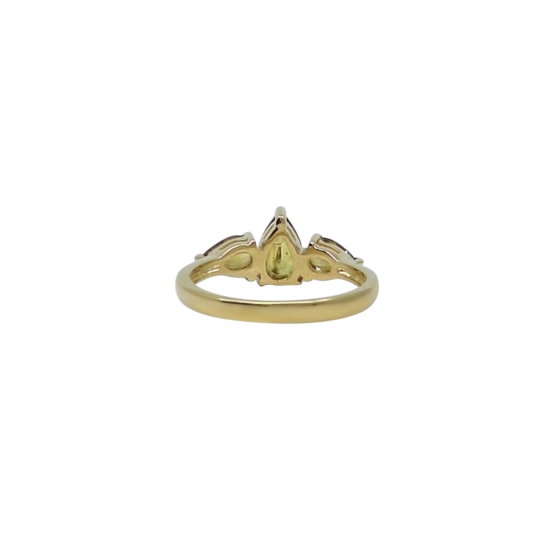 9ct Yellow Gold Stone Set Gemstone Ring