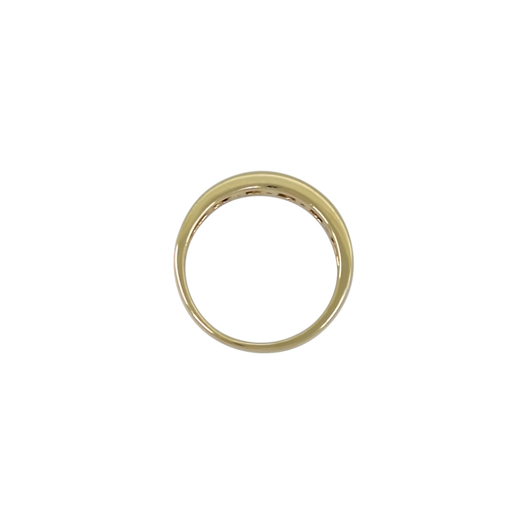 9ct Yellow Gold CZ Eternity Ring
