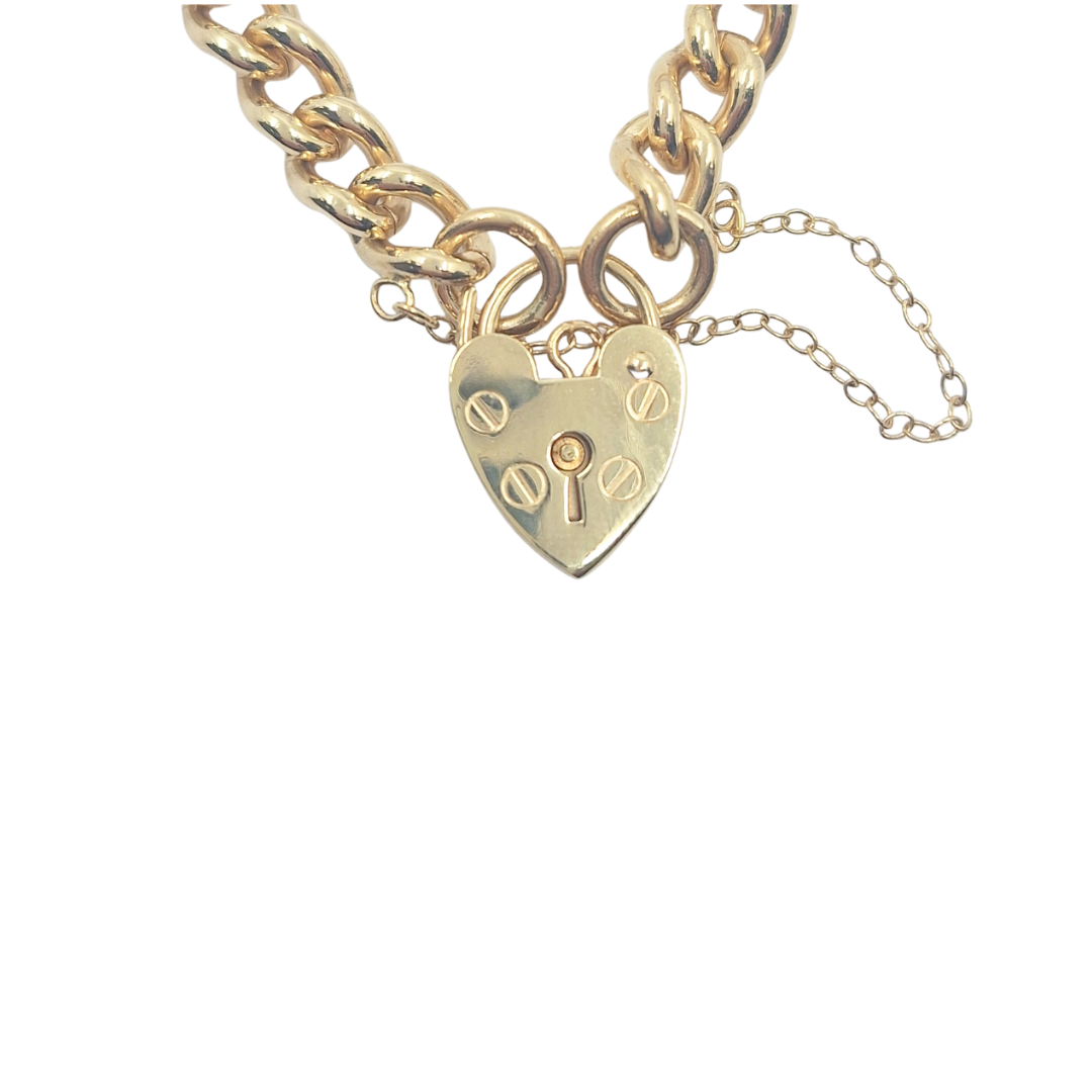 9ct Yellow Gold Half Sov 1912 Charm Bracelet