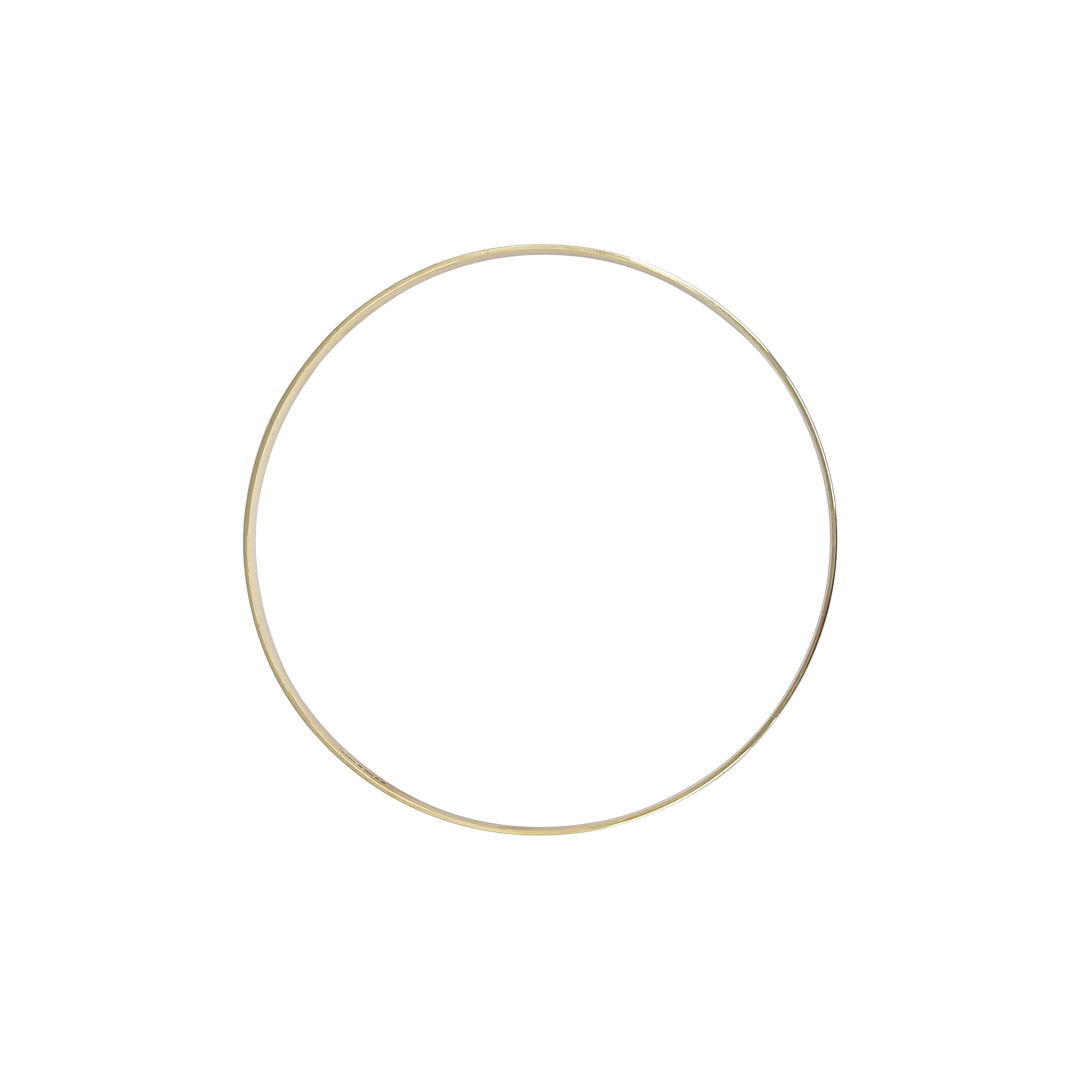 9ct Yellow Gold Patterned Slave Bangle