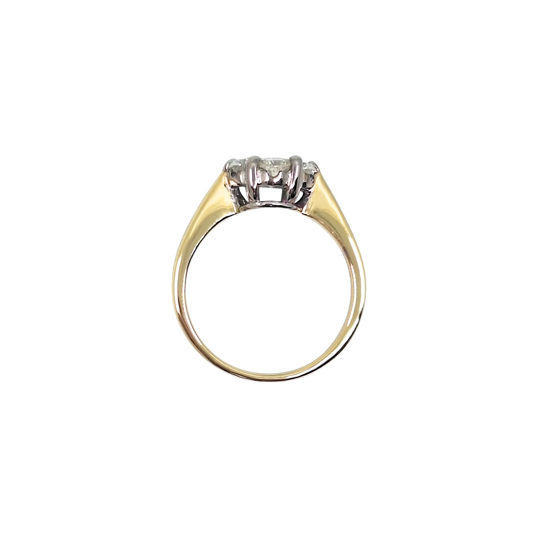 18ct Yellow Gold Diamond Cluster Ring 1.50ct