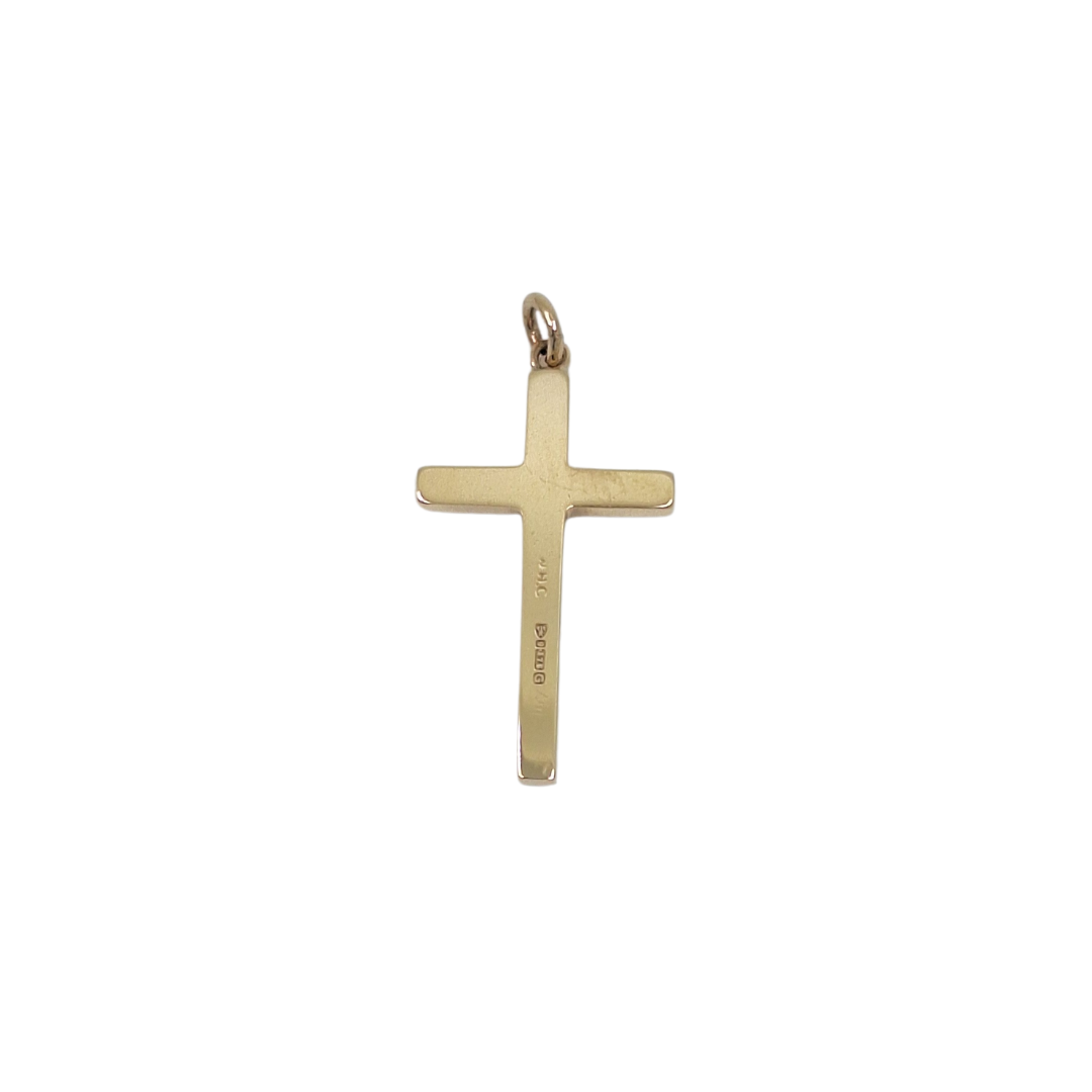 9ct Yellow Gold Plain Cross