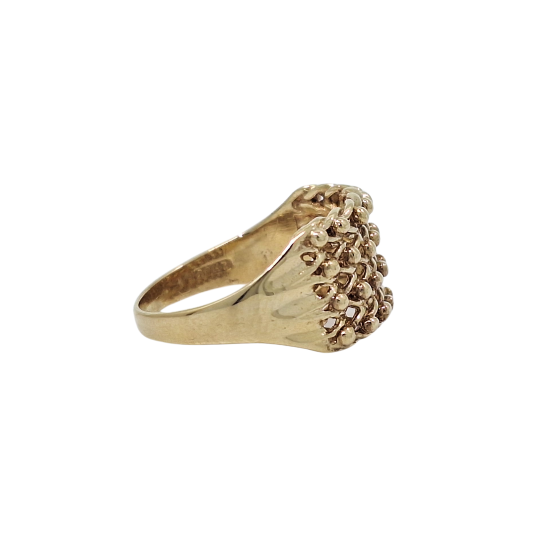 9ct Yellow Gold Keeper Ring