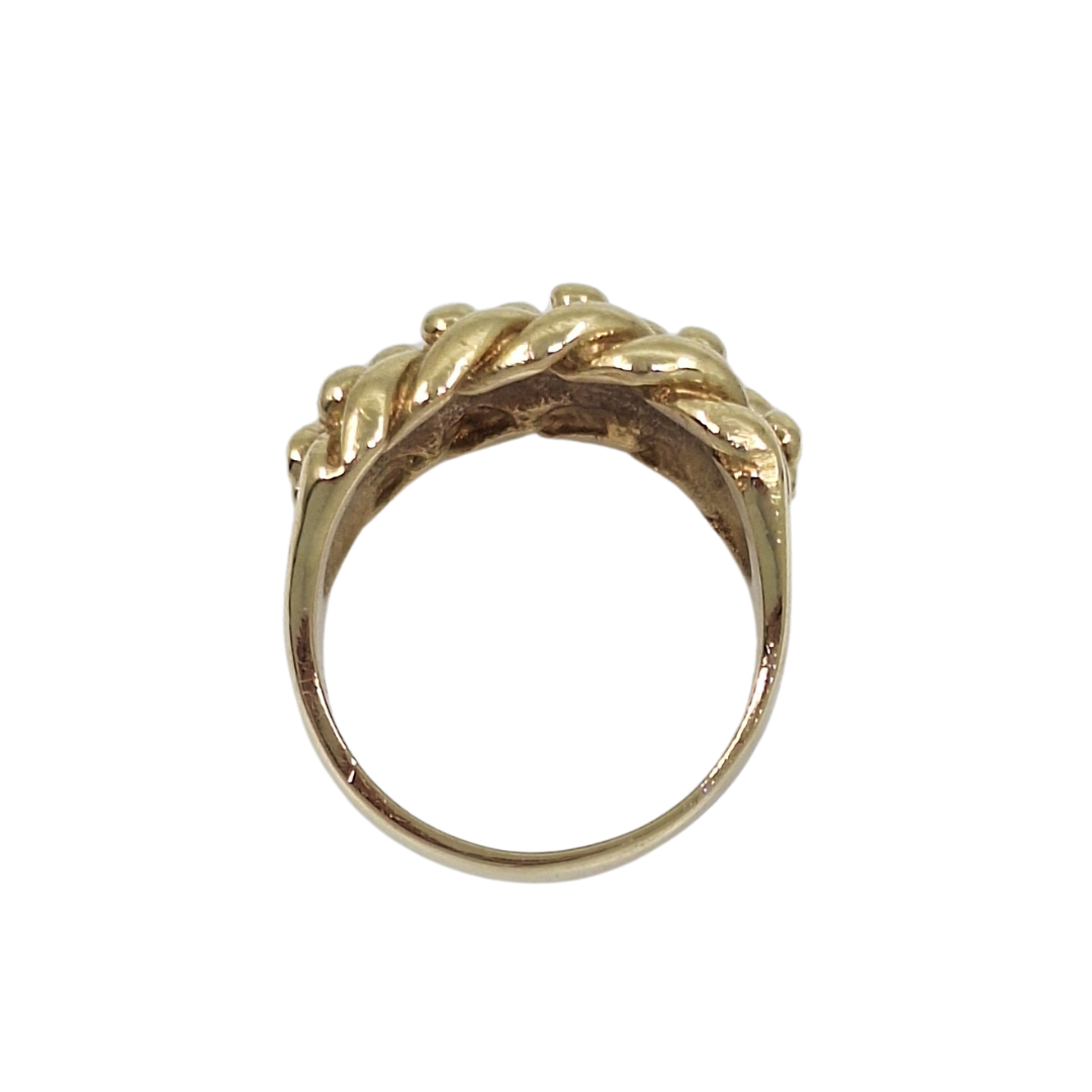 9ct Yellow Gold Keeper Ring