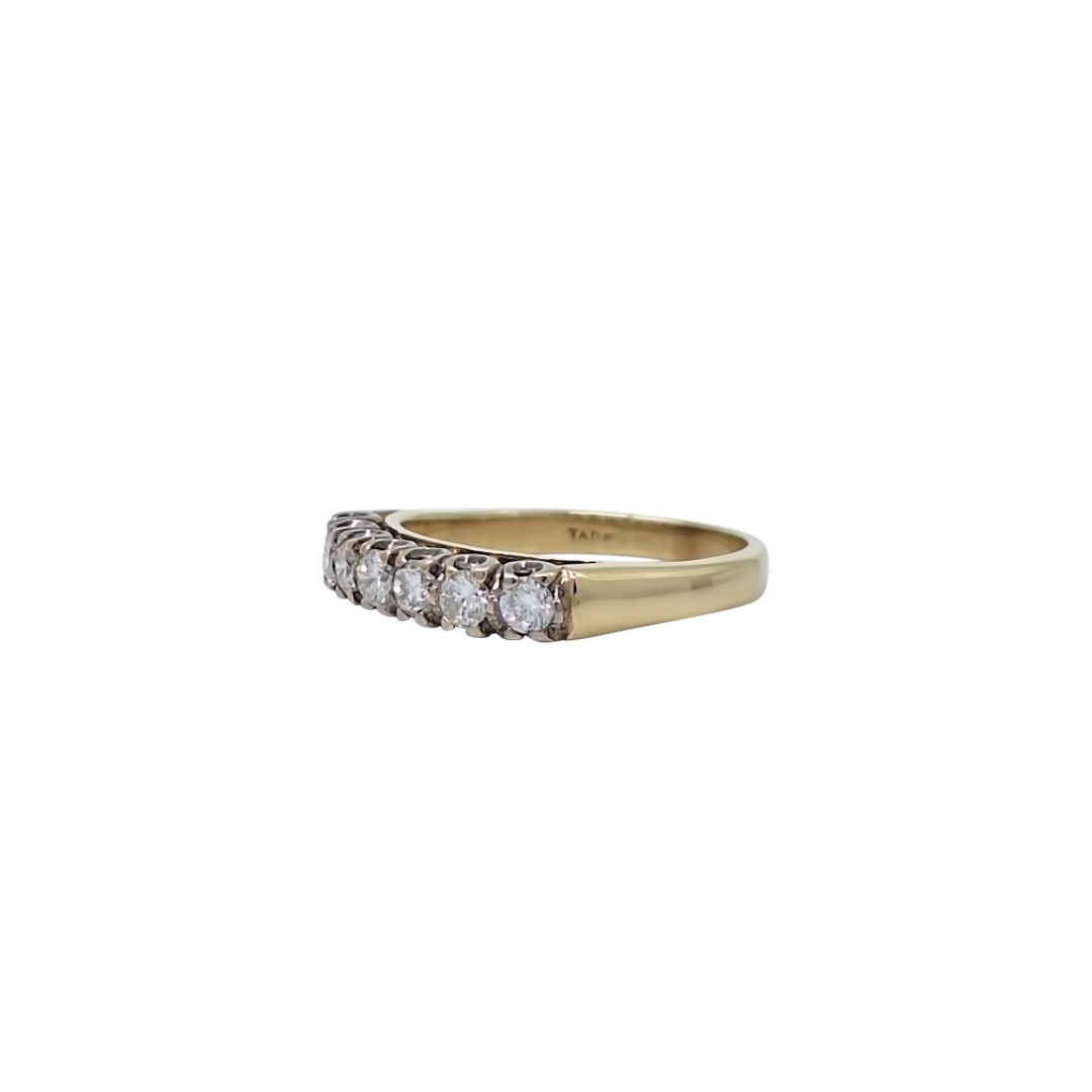 9ct Yellow Gold Diamond Eternity Ring 0.50ct