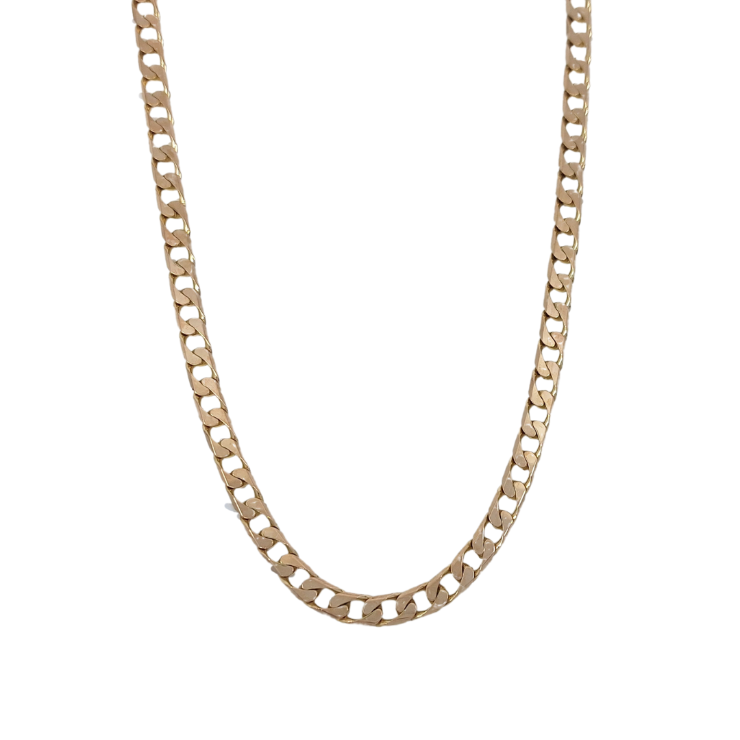 9ct Yellow gold Curb Chain 24"