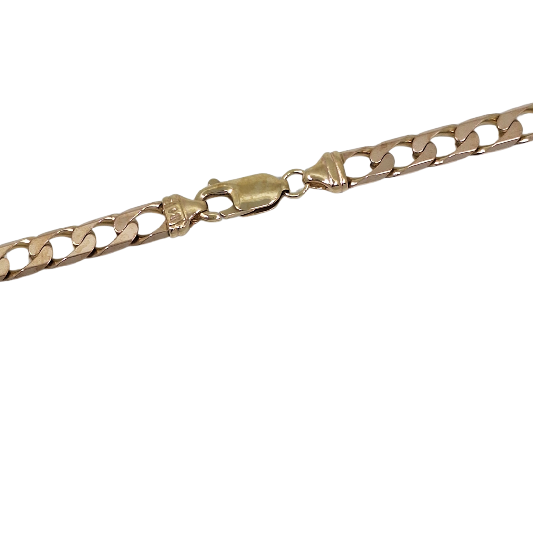 9ct Yellow gold Curb Chain 24"