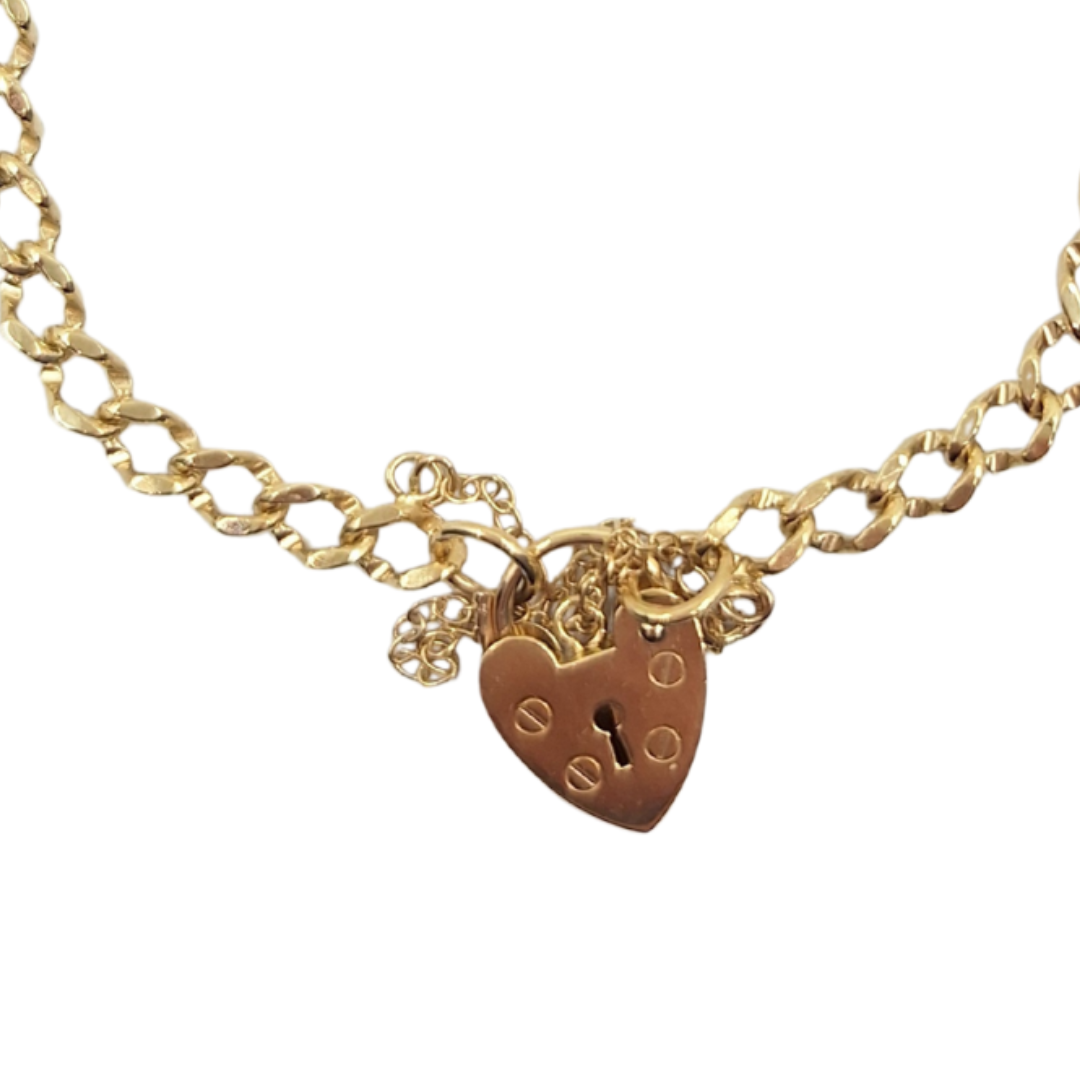 9ct Yellow Gold Charm Bracelet