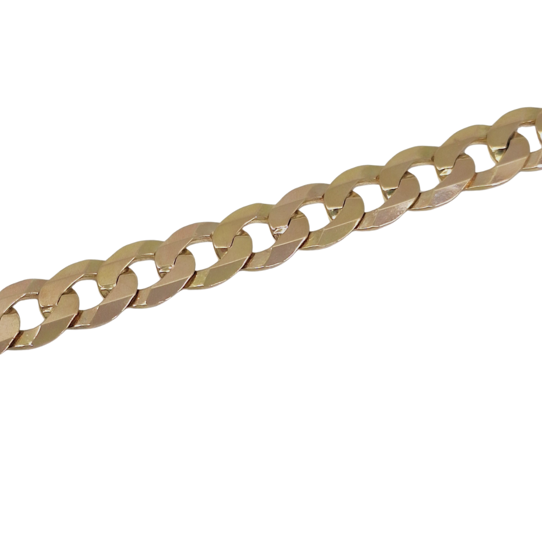 9ct Yellow Gold Curb Chain 24"