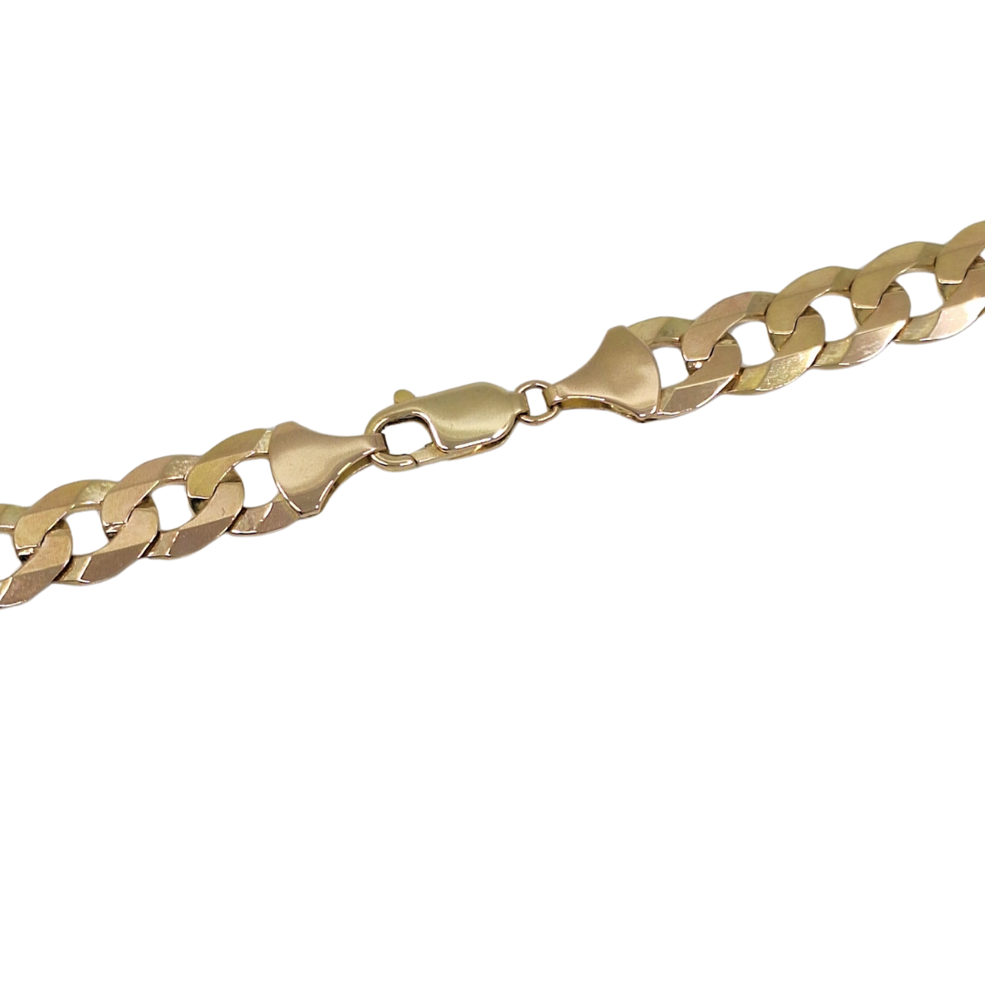 9ct Yellow Gold Curb Chain 24"