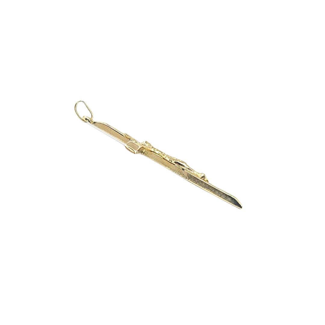 9ct Yellow Gold Crucifix