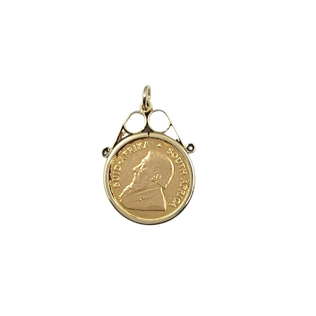9ct/Fine Gold 1/10 Krugerrand Pendant 1998