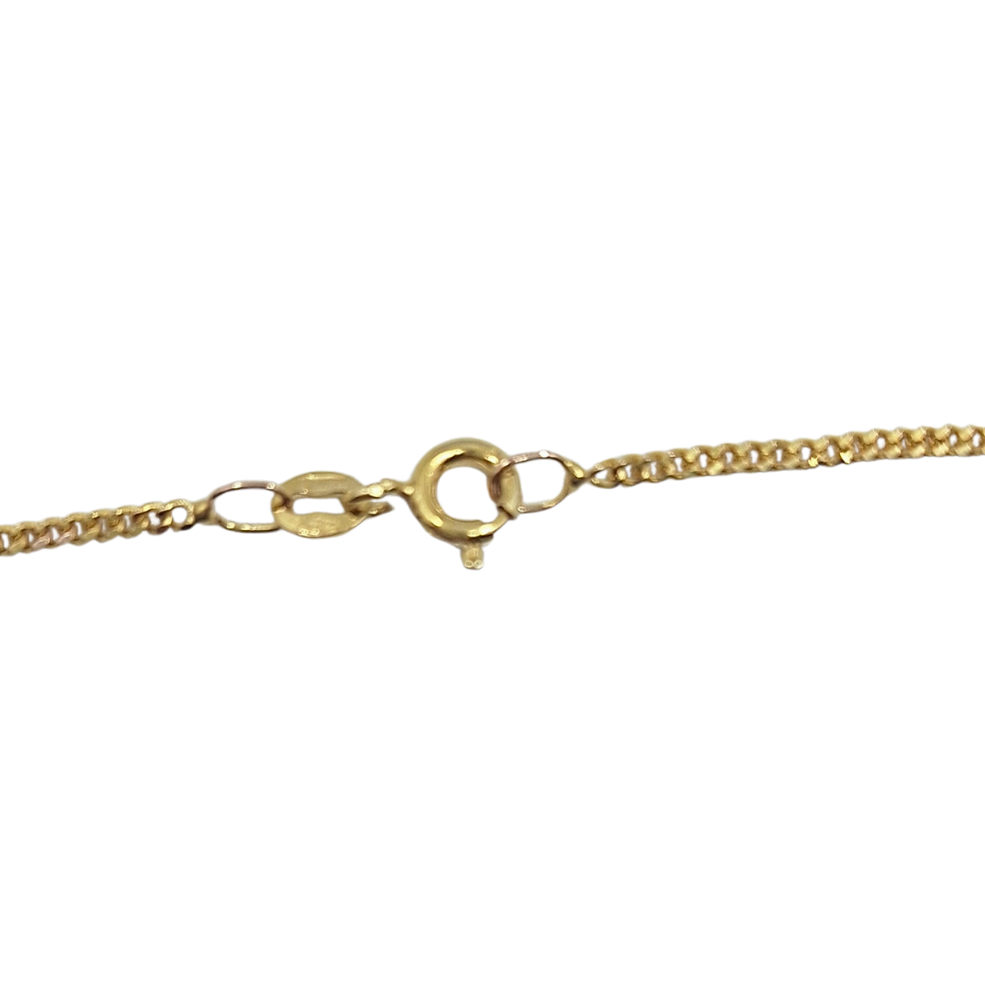 9ct Yellow Gold Two Half Sovereign Coin Necklace 1982