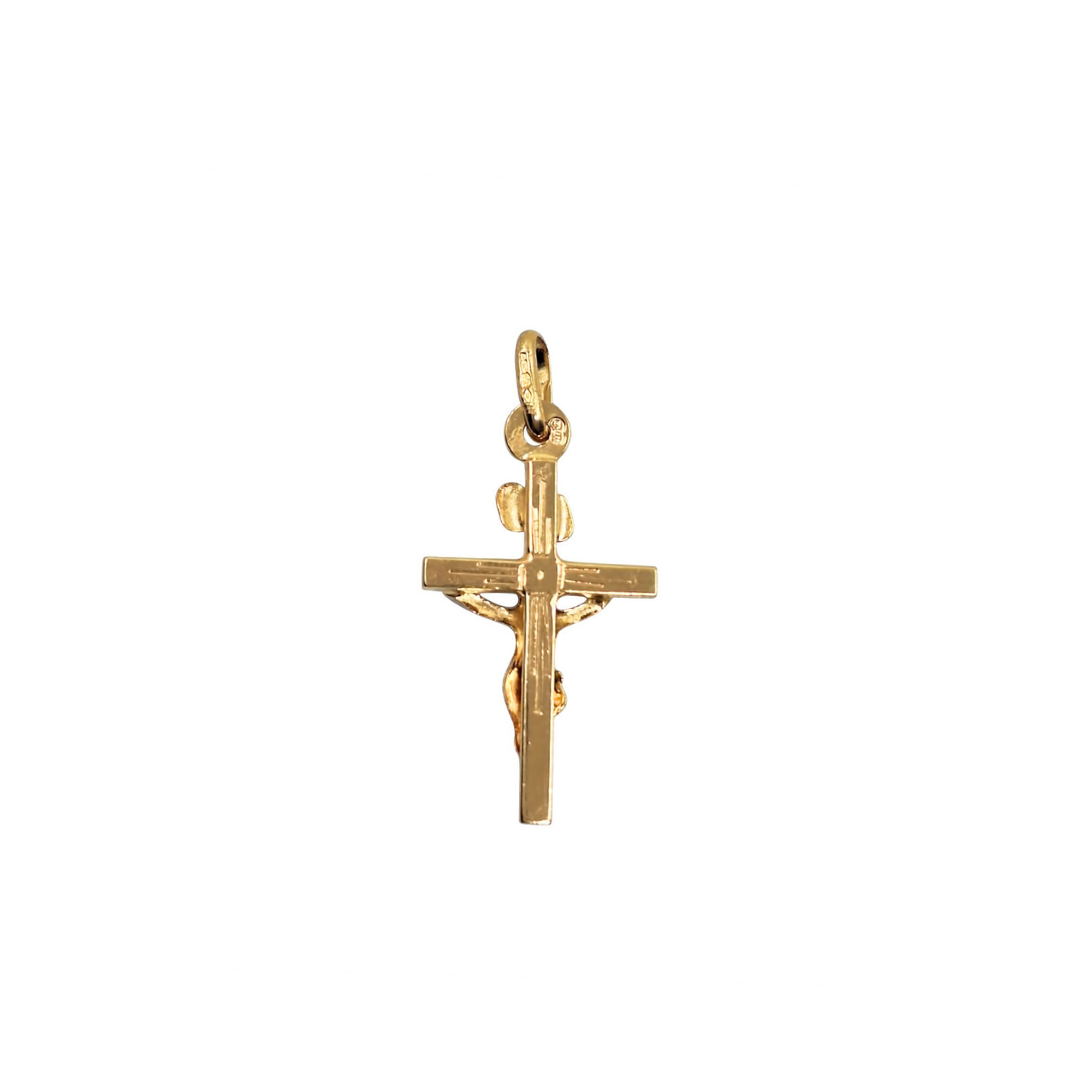 9ct Yellow Gold Crucifix Pendant