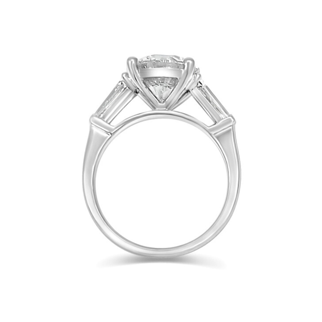 White Gold Ethical Diamond Three Stone Ring 3.50ct
