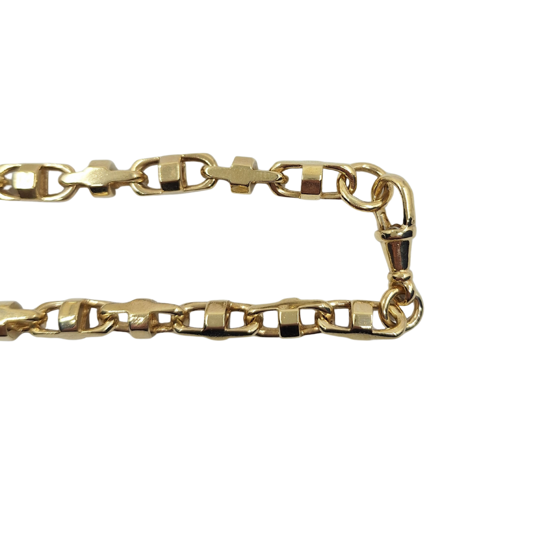 9ct Yellow Gold Marine Link Chain 24"