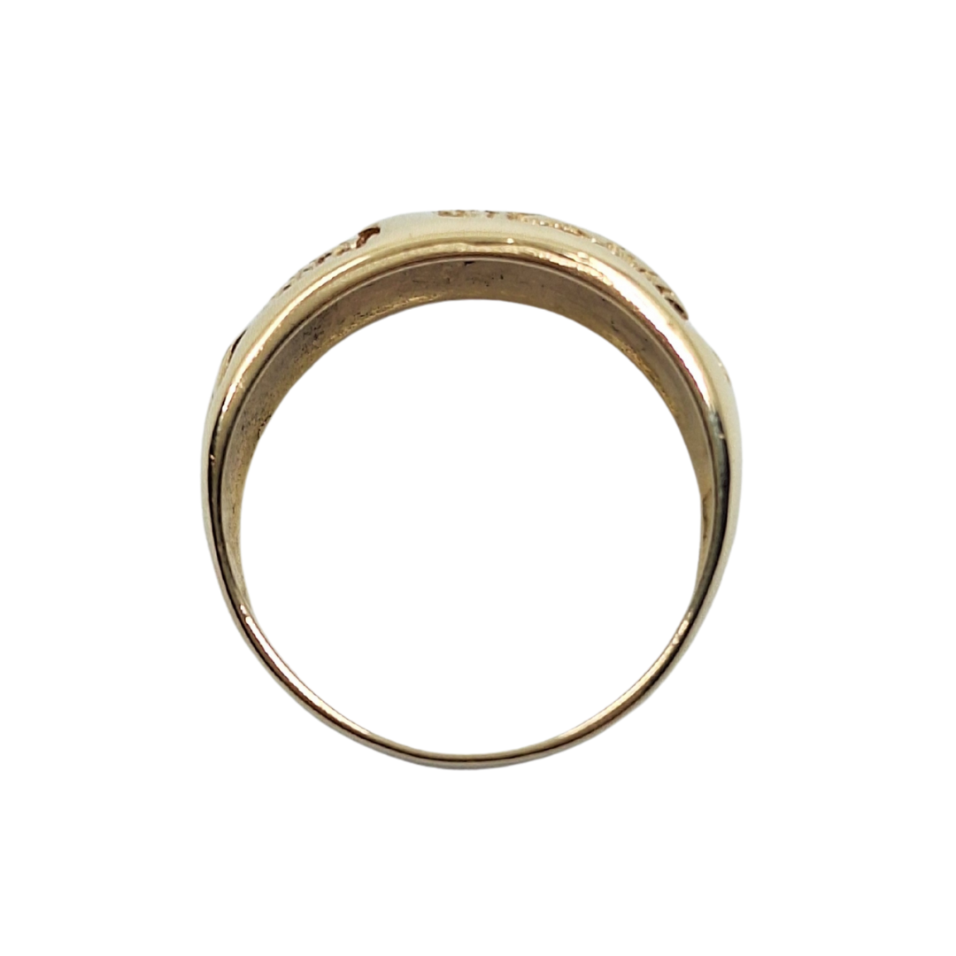 9ct Yellow Gold Dragon Band Ring