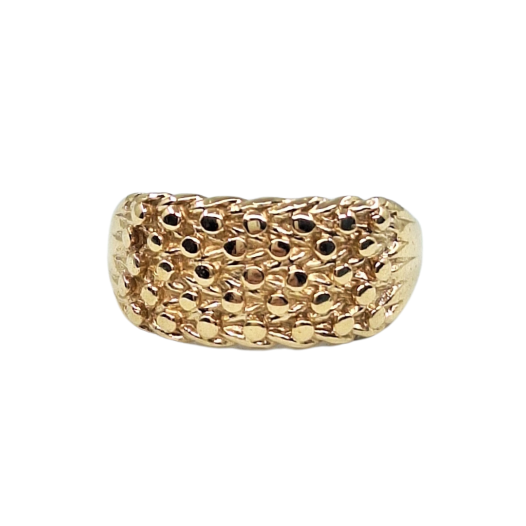 9ct Yellow Gold Keeper Ring