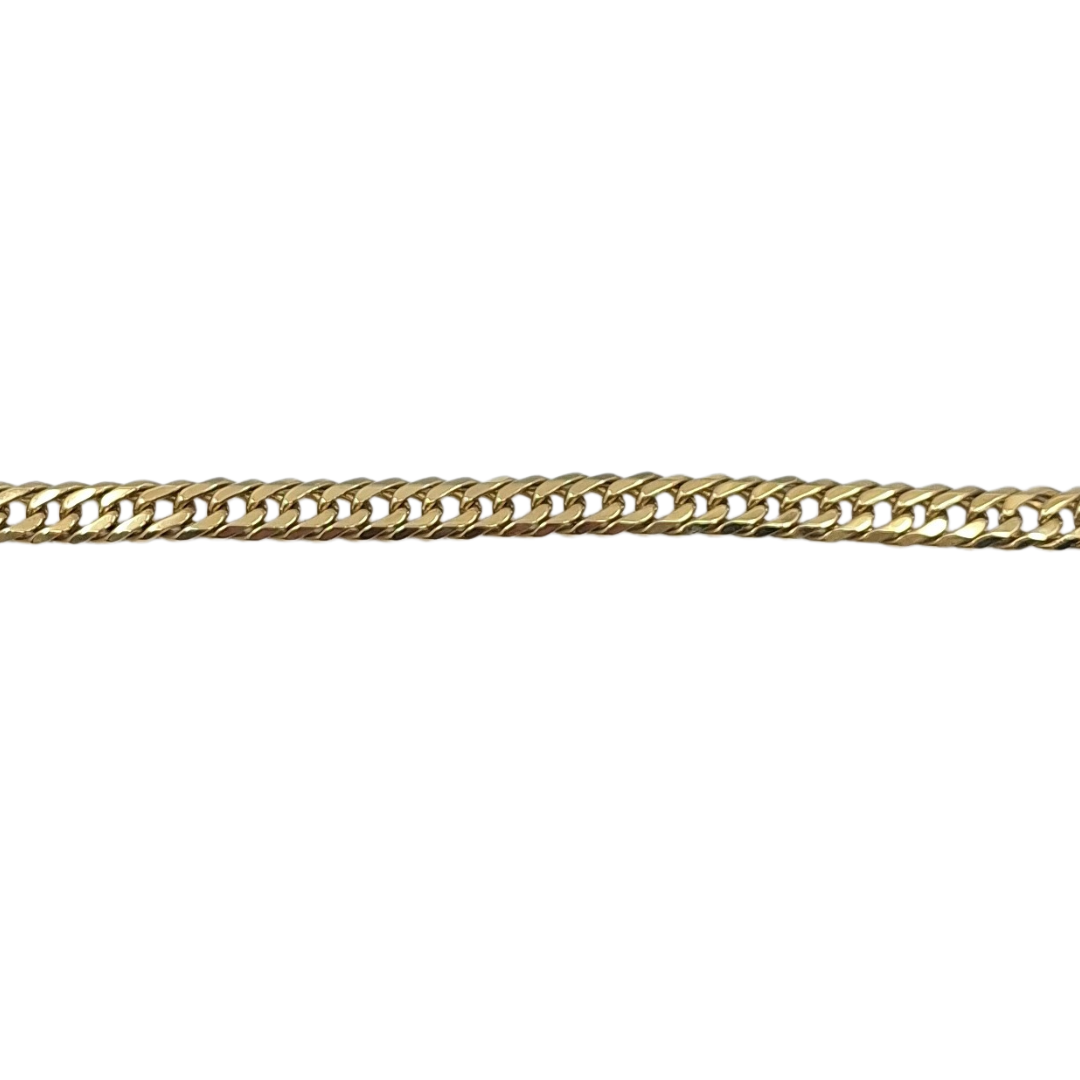 9ct Yellow Gold Curb Bracelet 8"