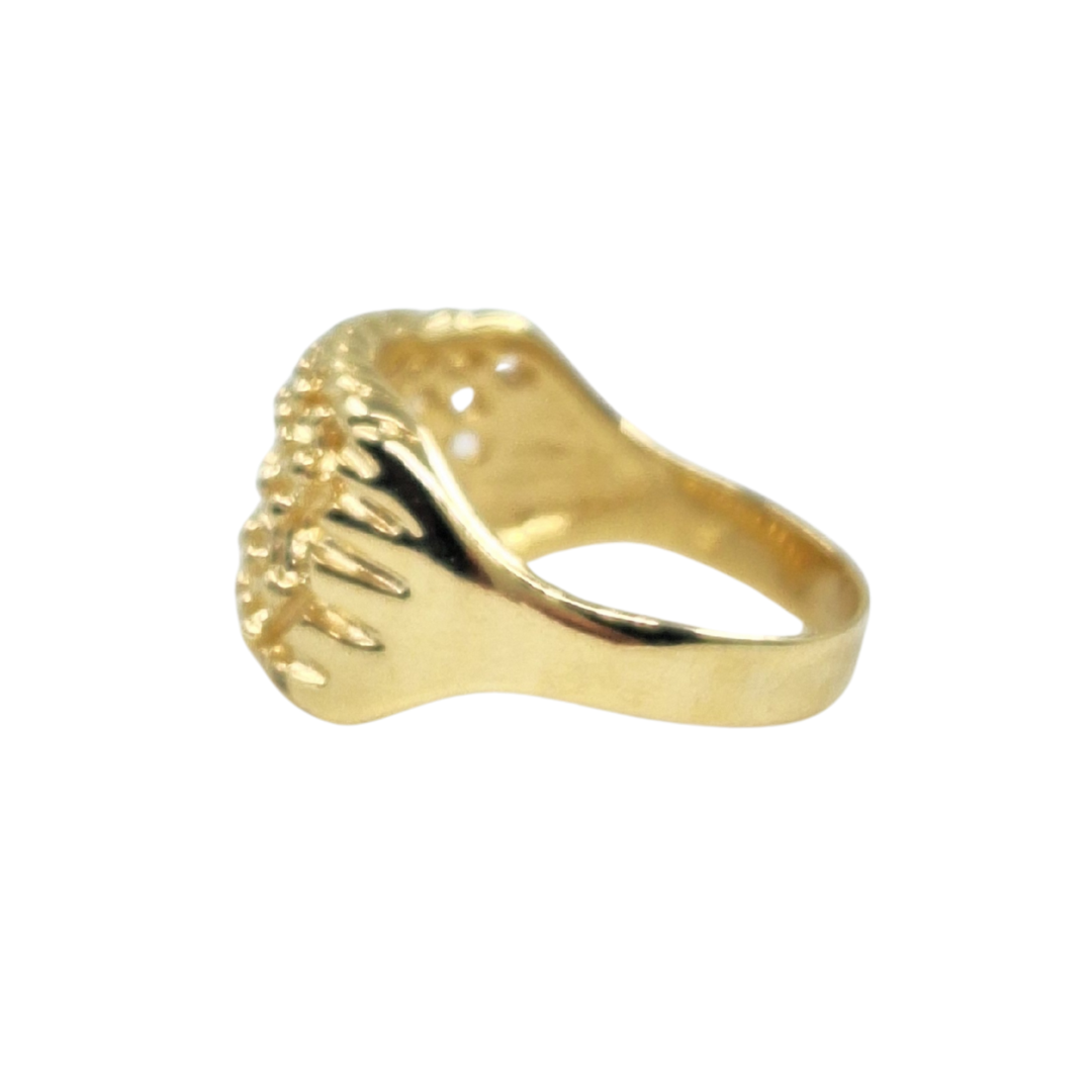 9ct Yellow Gold Keeper Ring
