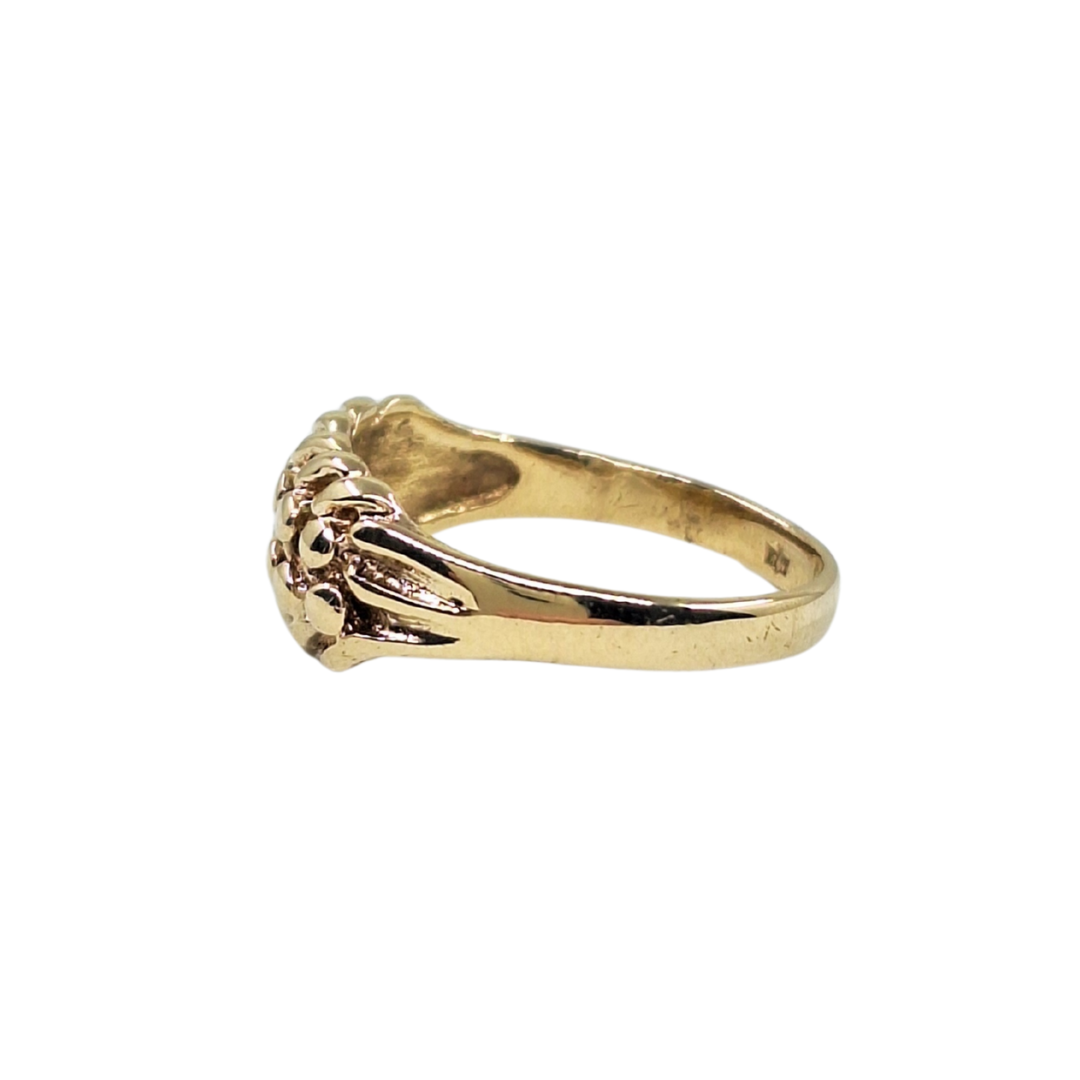 9ct Yellow Gold Keeper Ring