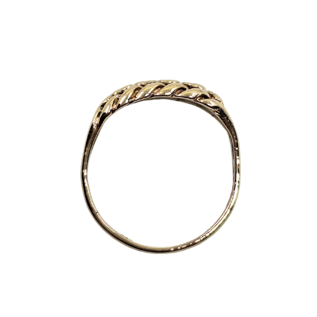 9ct Yellow Gold Keeper Ring