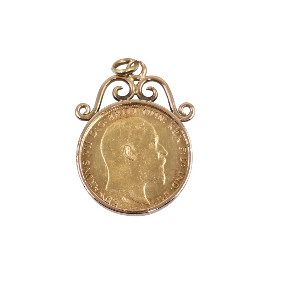 Half Sovereign Pendant 1909