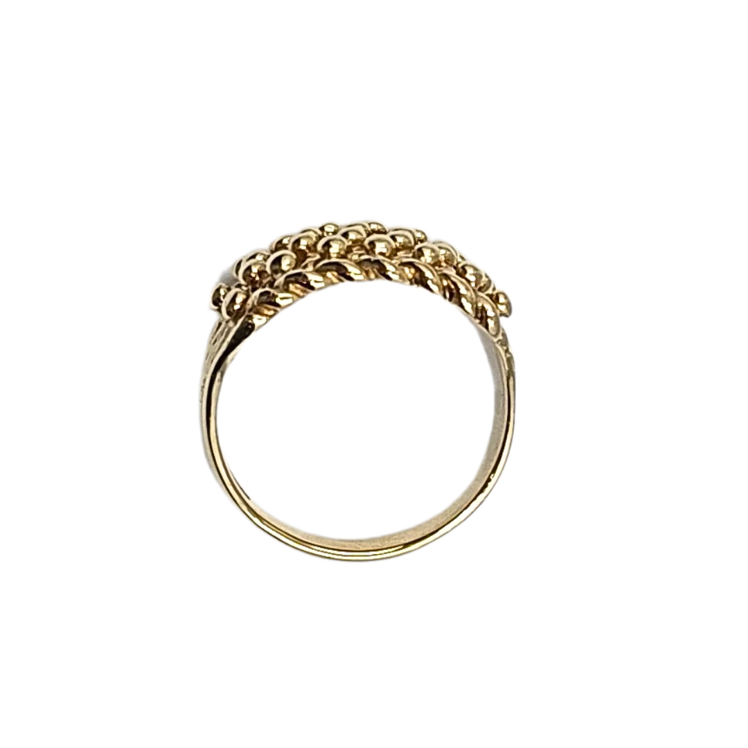9ct Yellow Gold Keeper Ring