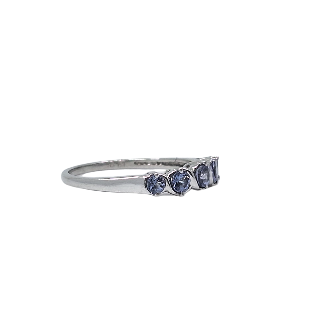 9ct White Gold Tanzanite Ring