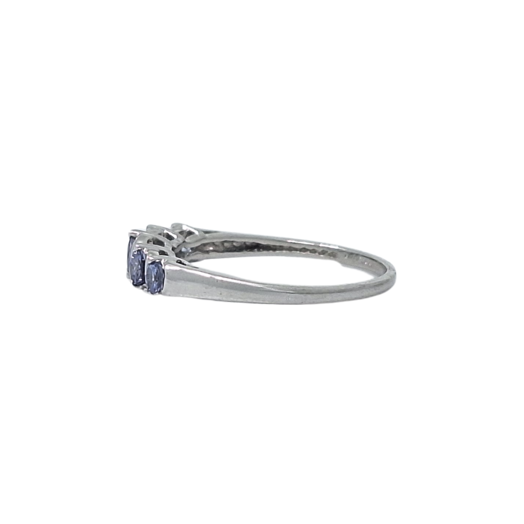 9ct White Gold Tanzanite Ring