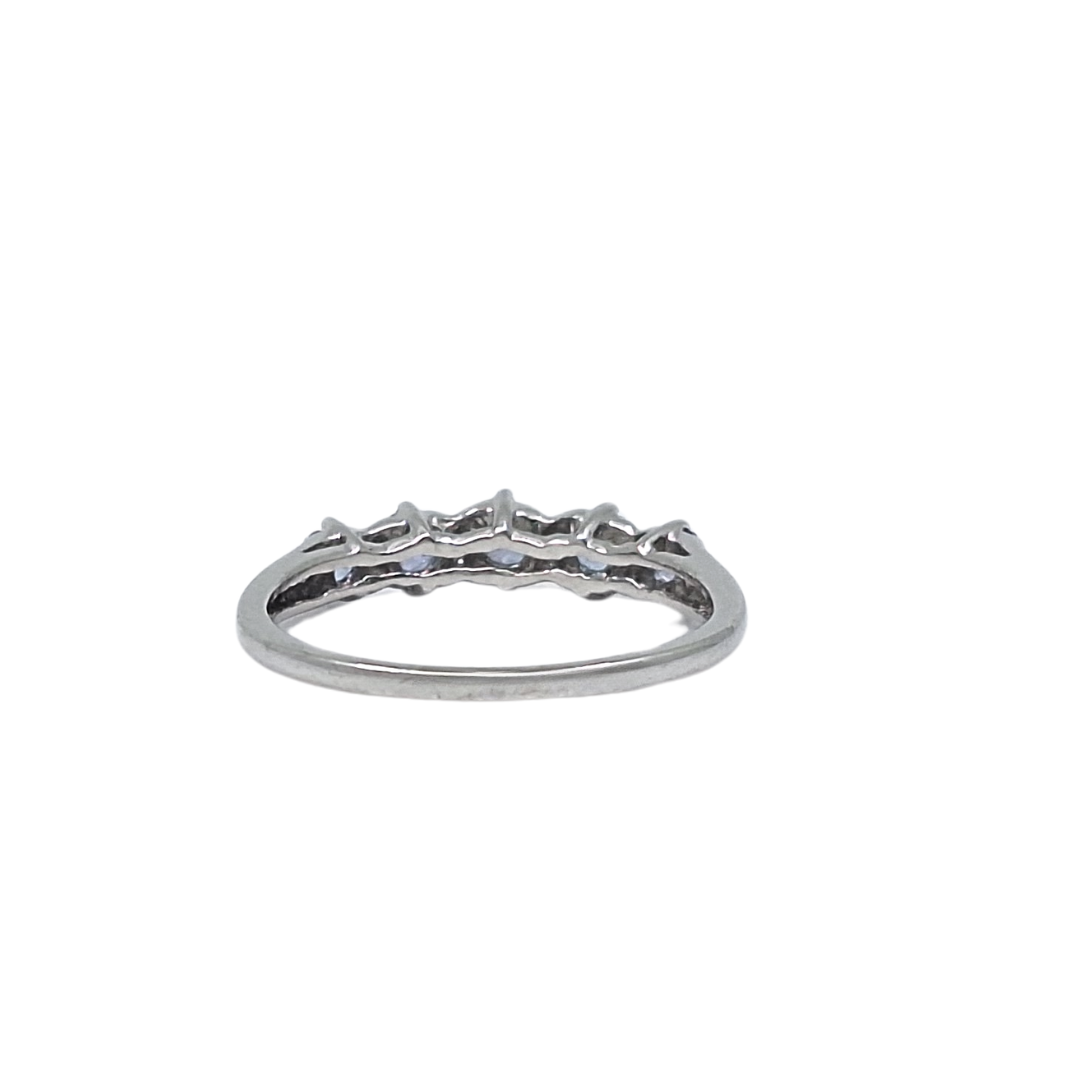 9ct White Gold Tanzanite Ring