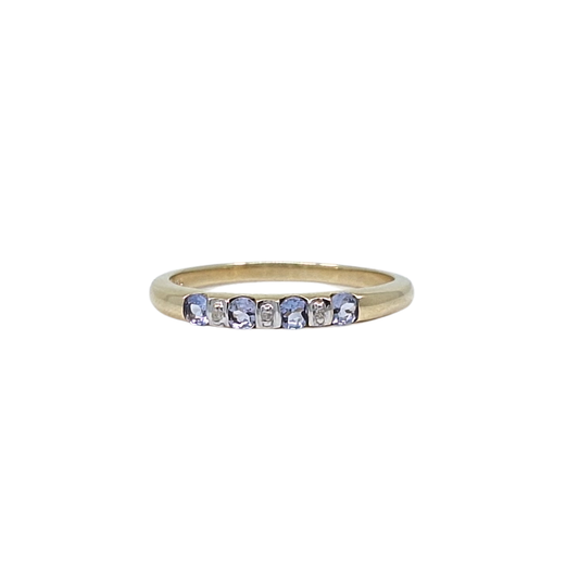 9ct Yellow Gold Tanzanite Ring