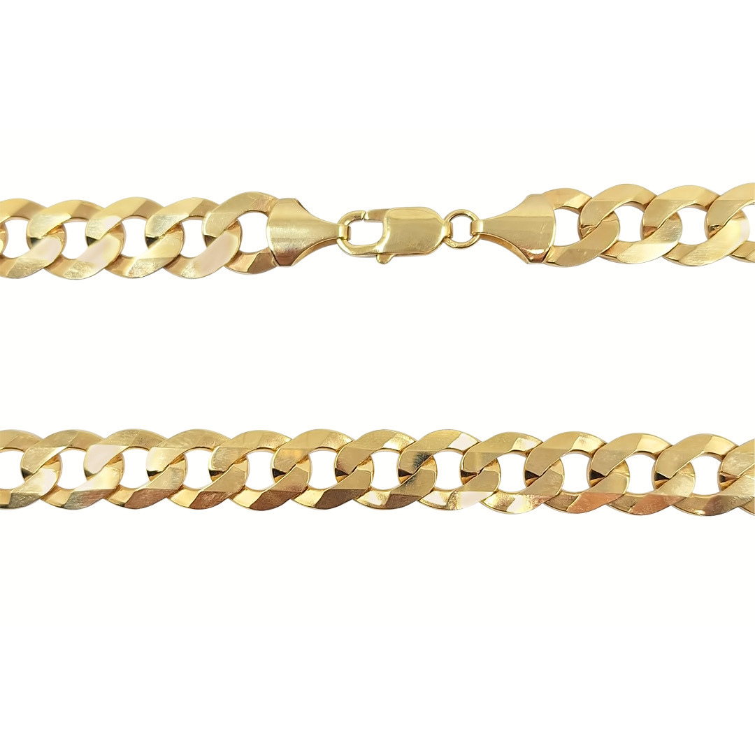 9ct Yellow Gold Curb Chain 24"