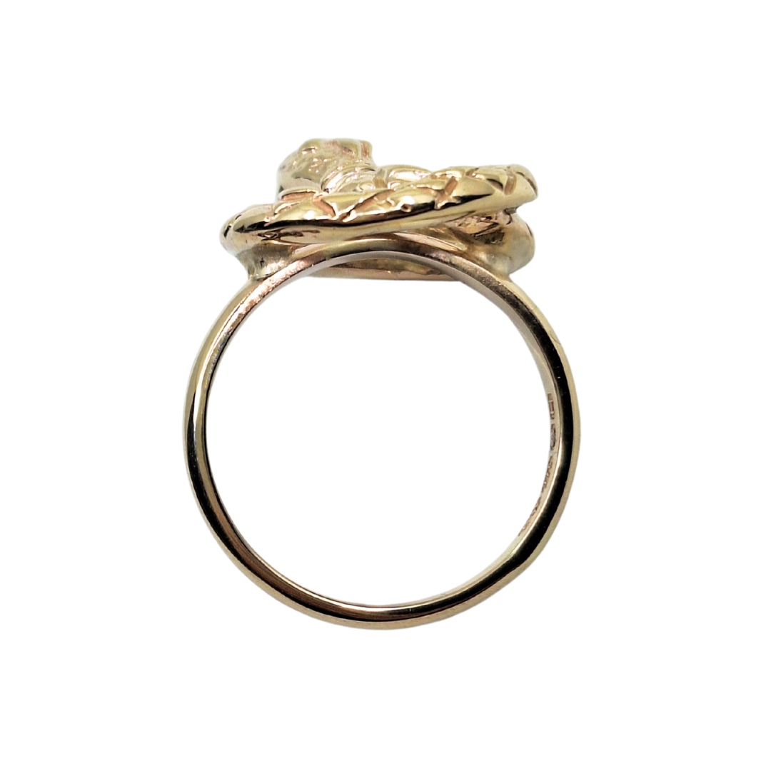 9ct Yellow Gold Snake Ring