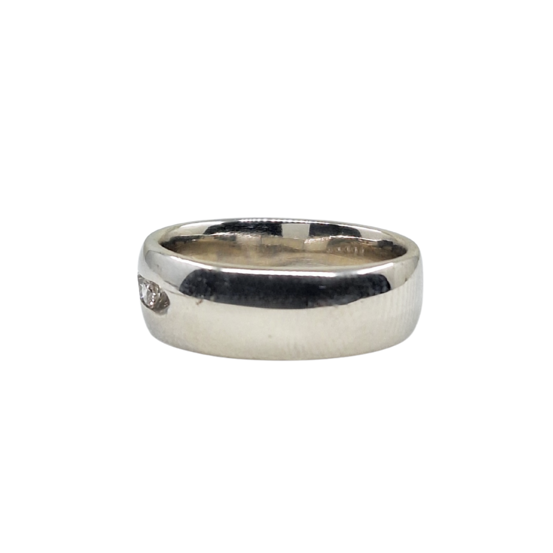 18ct White Gold Diamond Wedding Band 0.25ct