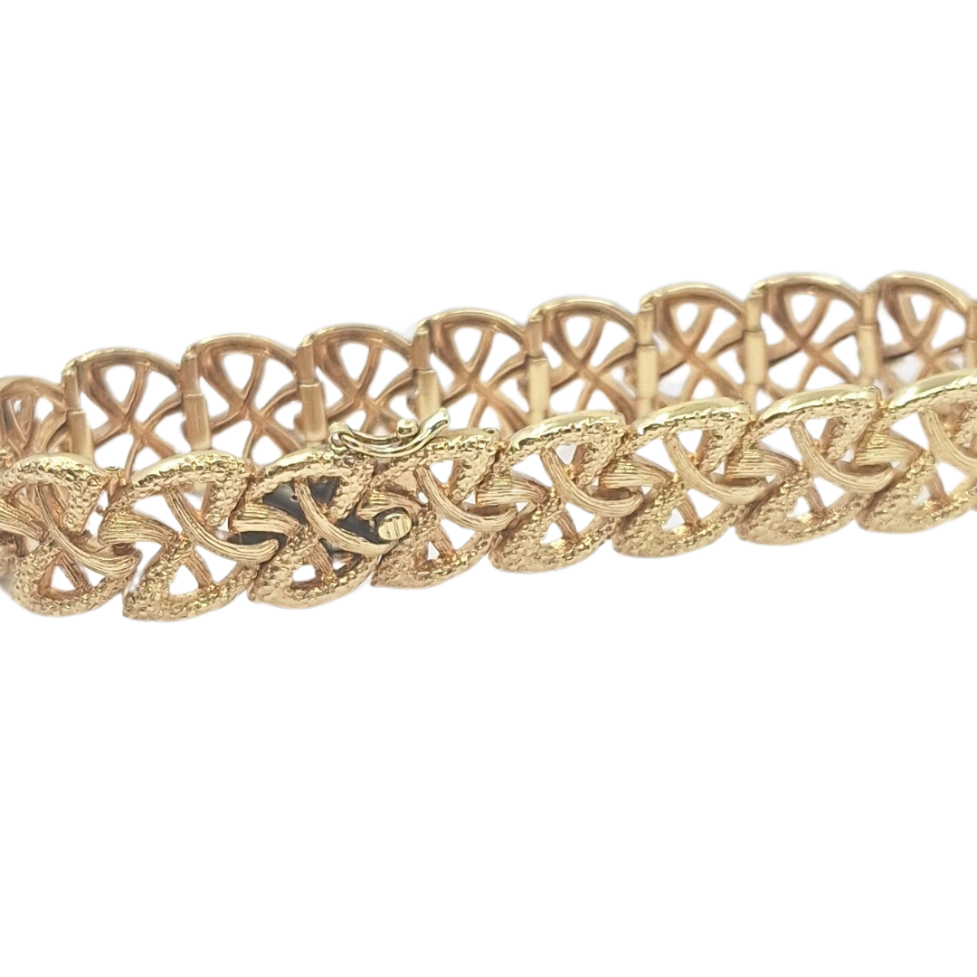 9ct Fancy Link Bracelet
