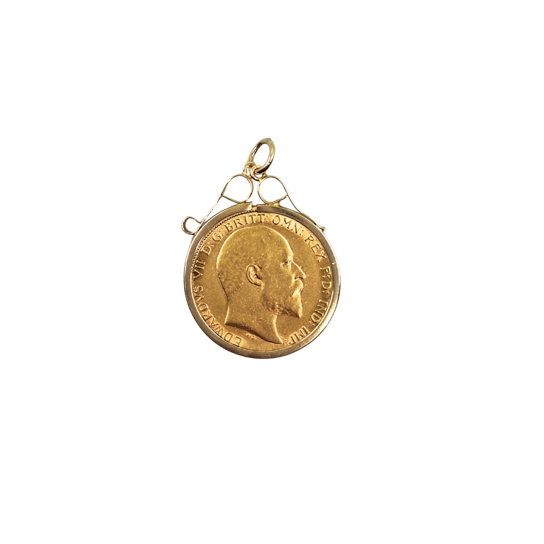 Half Sovereign Pendant 1906