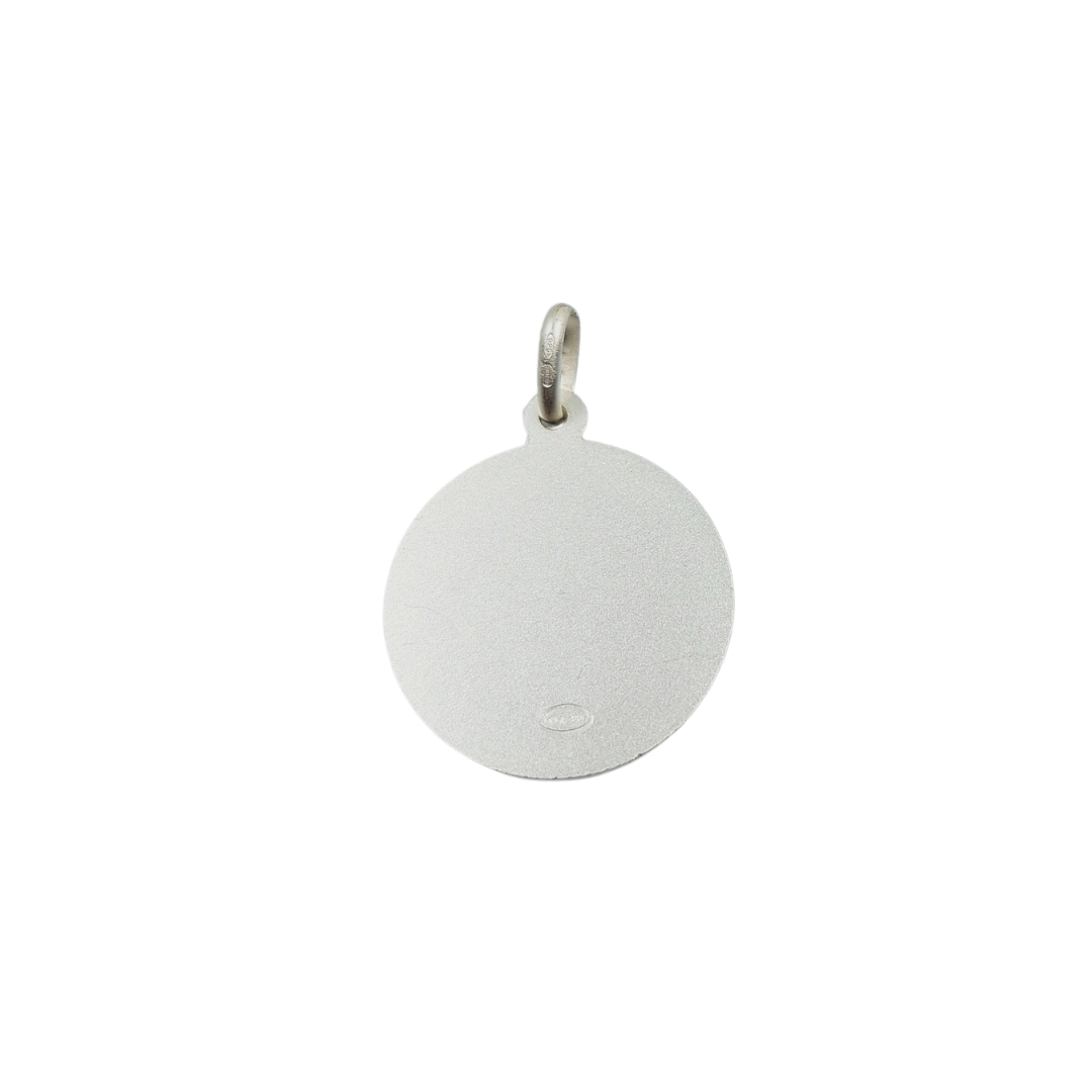 Silver Round St Christopher Pendant