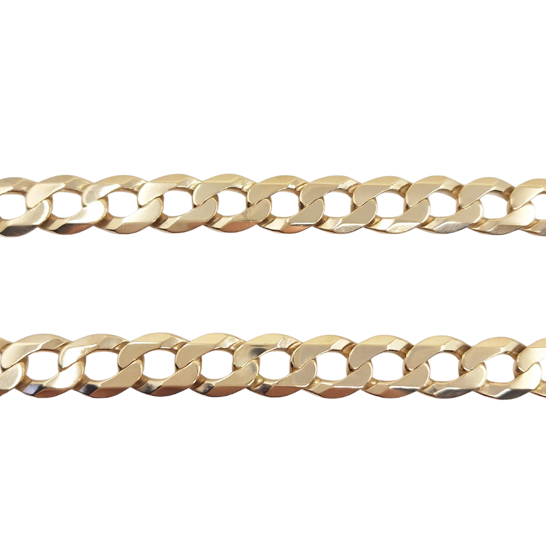 9ct Yellow Gold Curb Chain 24"