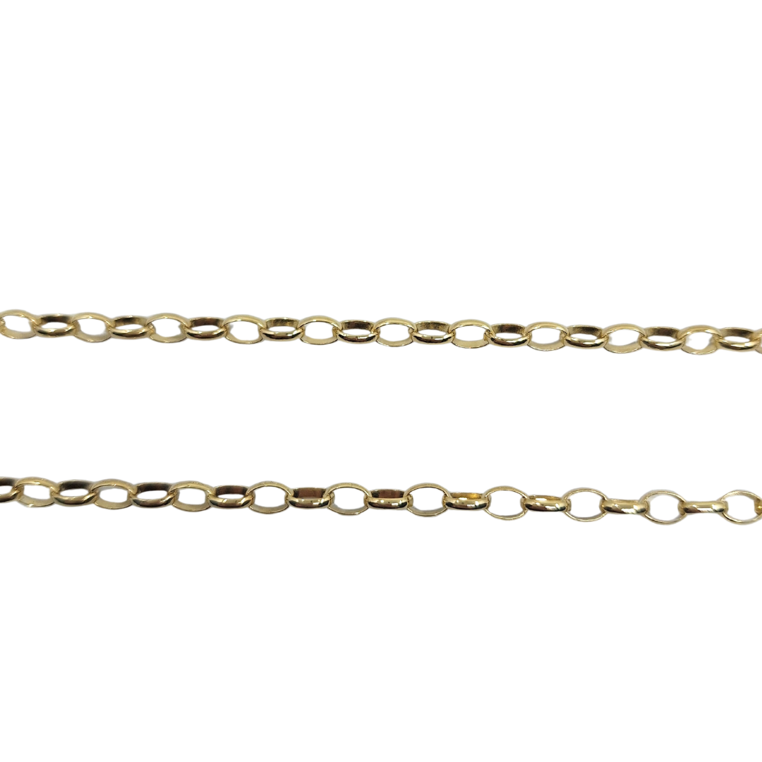 9ct Yellow Gold Belcher Chain 22"