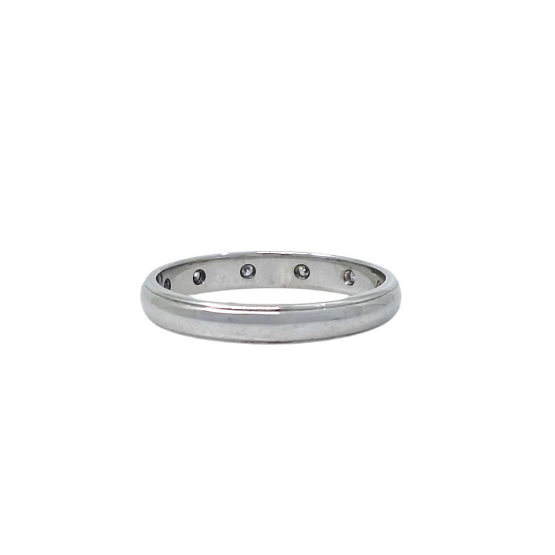 18ct White Gold Diamond Set Wedding Band